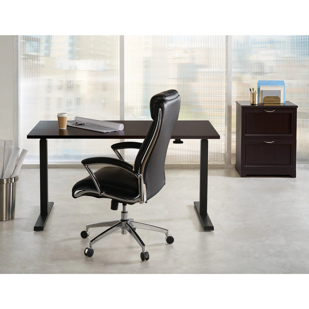60"W Pneumatic Height-Adjustable Standing Desk P2942