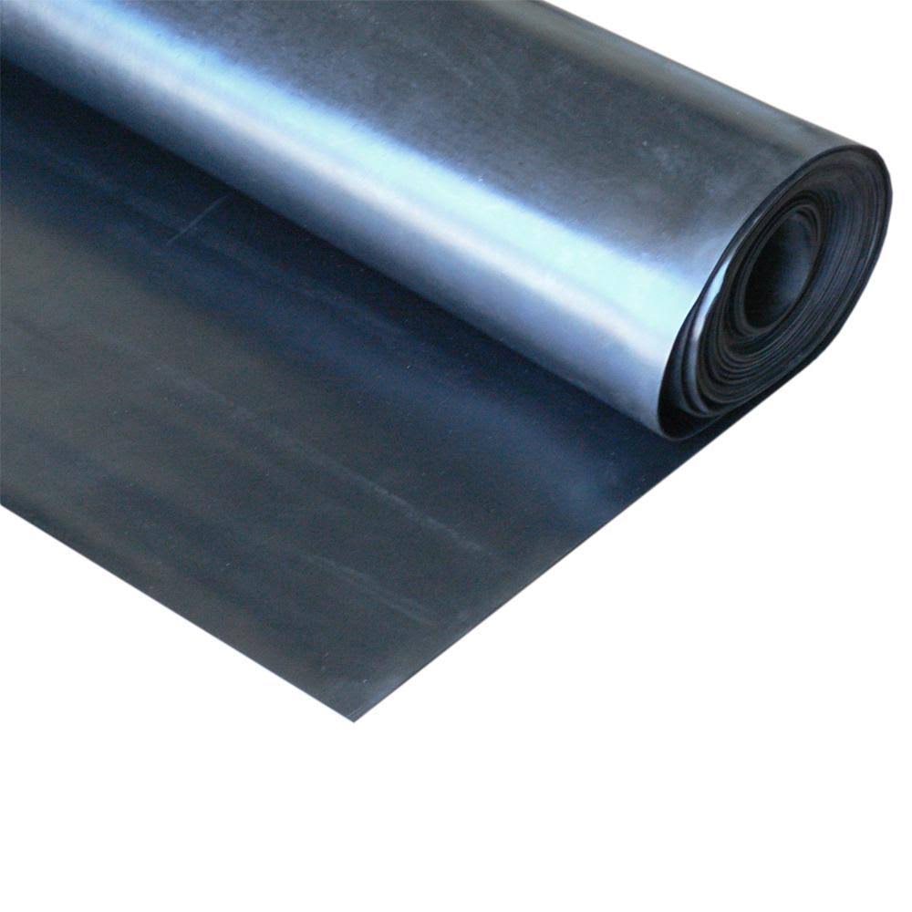 Black 1/16 in. x 36 in. x 288 in. Rubber Sheet Z5606