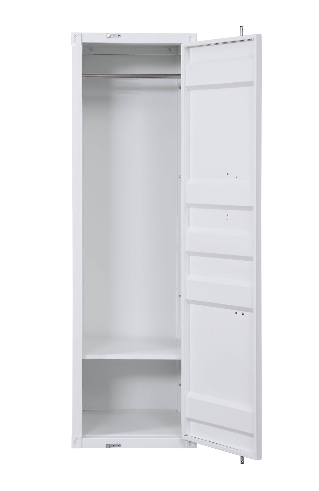 White Single Door Cargo Wardrobe M6737