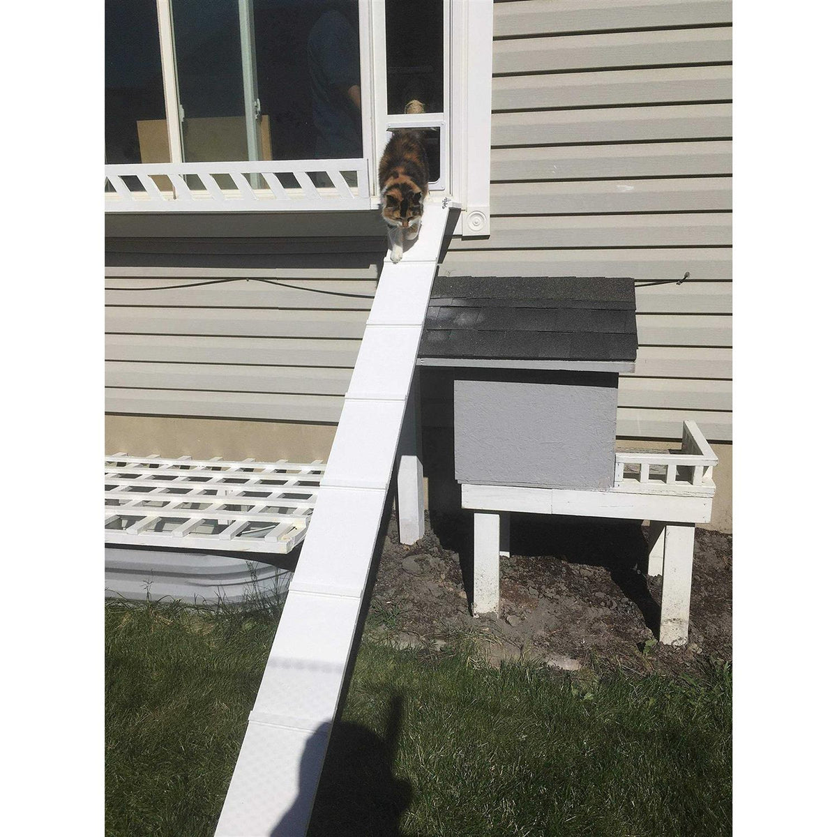 Cat Door for Horizontal Sliding Windows X2623