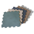 Blue Interlocking Rubber Flooring Tiles B744