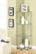 Glass 4 Tier Corner Shelf N825812