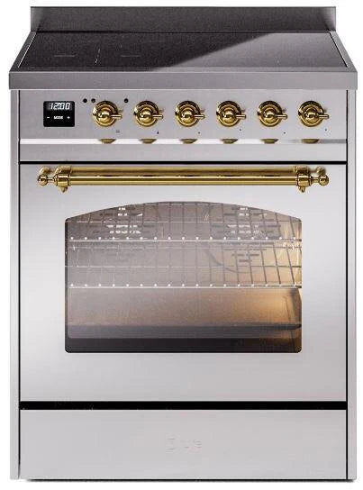 30 Induction Range with Electric Oven in Stainless Steel T2912