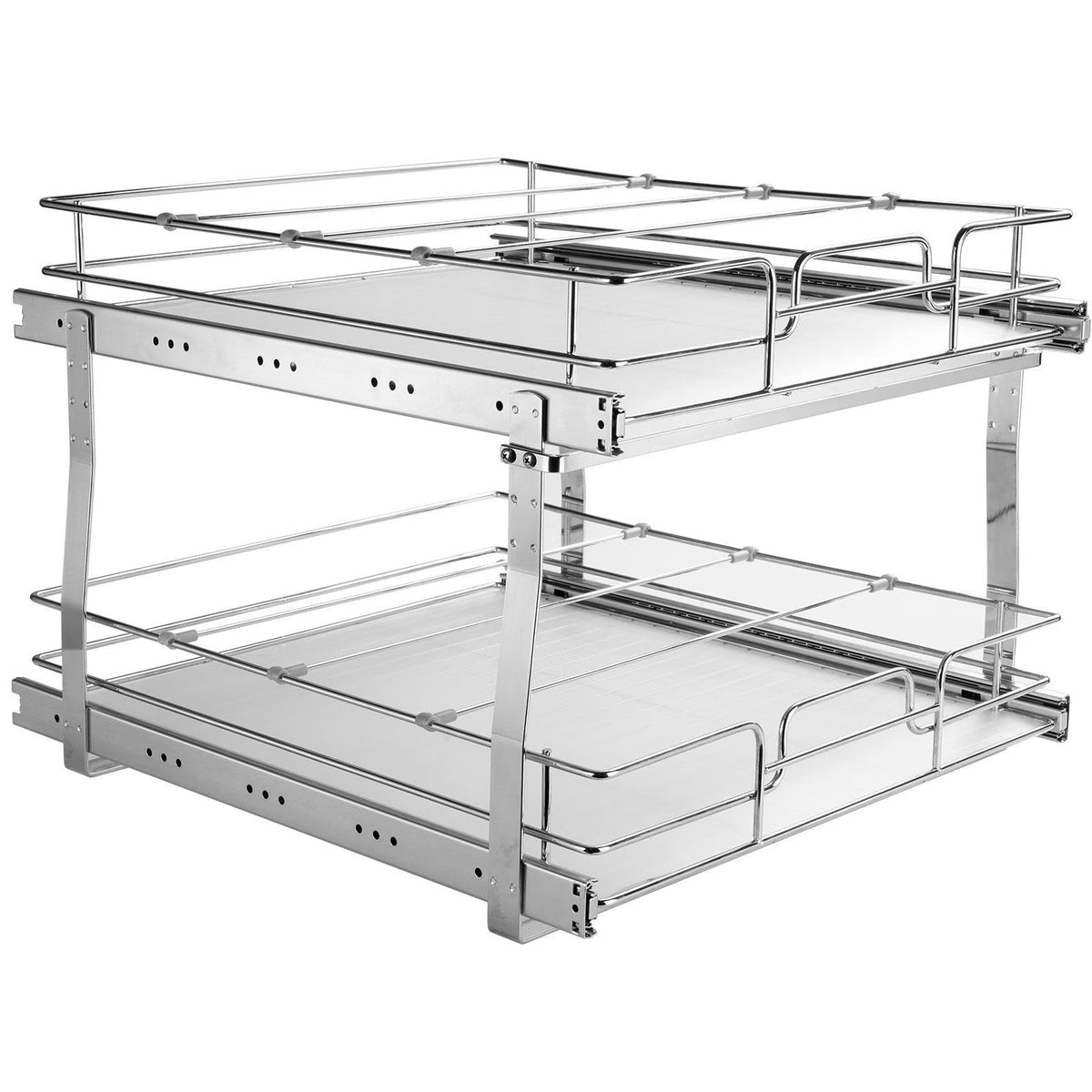 Chrome-Plated Steel Pull Out Cabinet Organizer G13754
