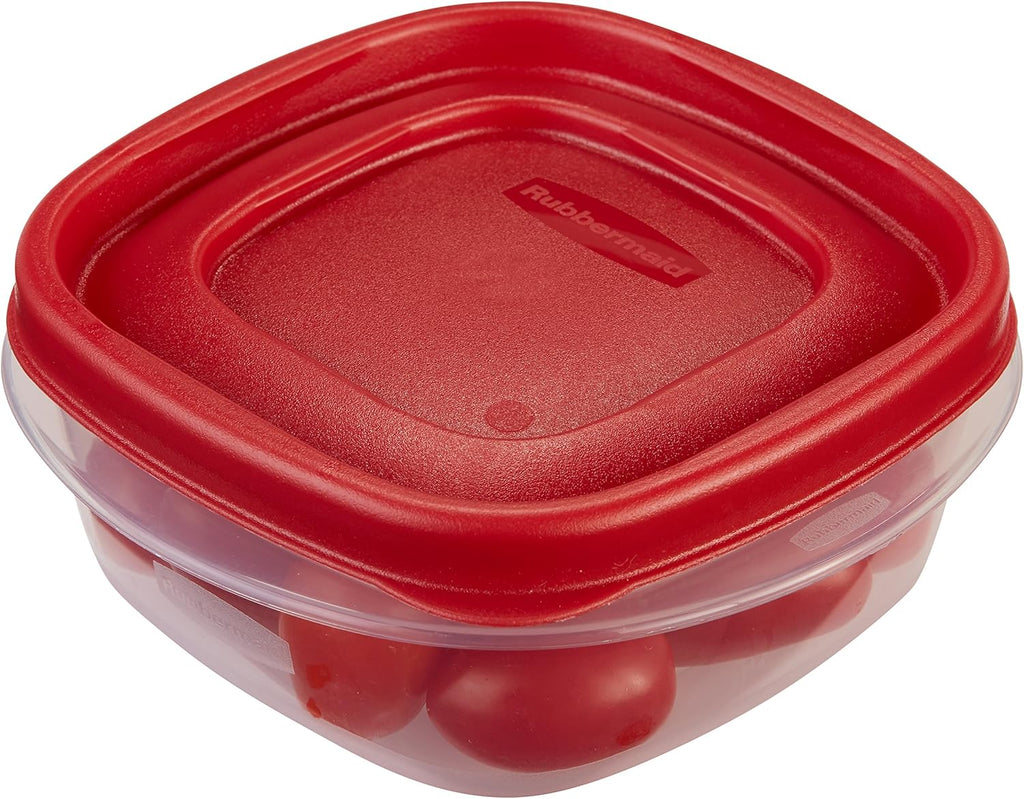 1.25 Cup Racer Red 4-Piece Food Storage Containers B277