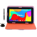 7 in. 2GB Ram 32GB Storage Android 10 Tablet with Leather Case, Holder and Pen, Purple W11853