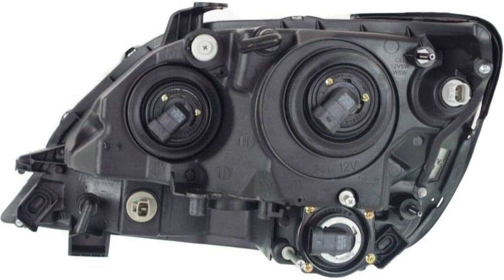 Headlight Assembly Black Bezel Passenger Side Y258895