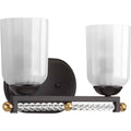 Antique Bronze Two-Light Bath G396473