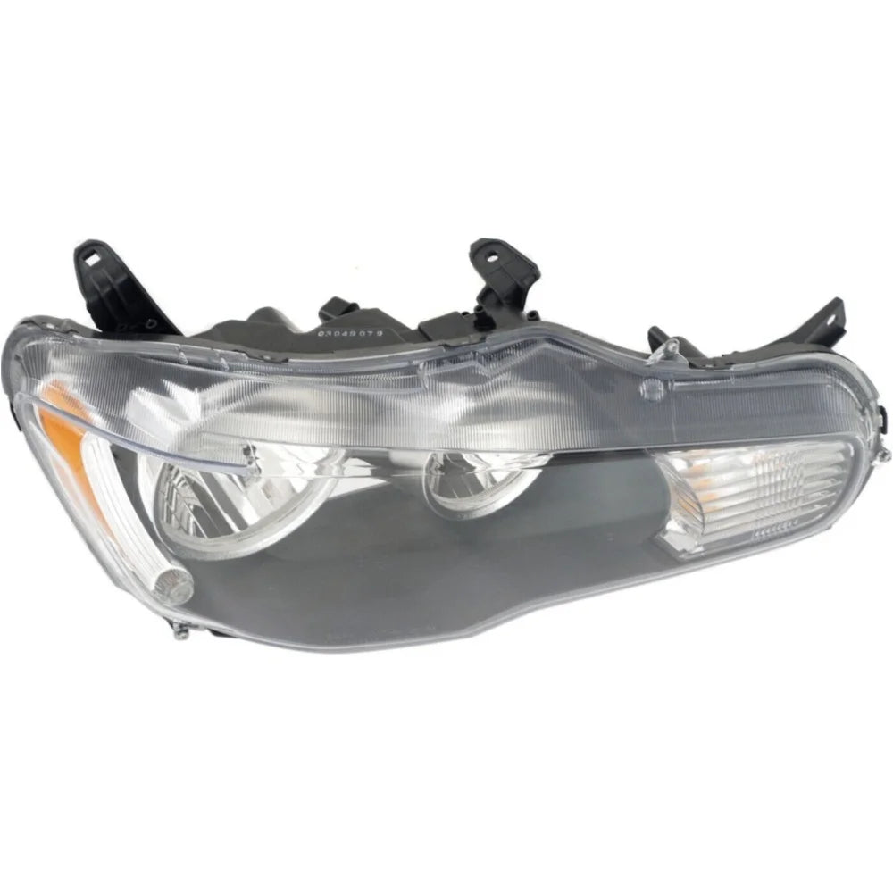 2008-2014 Lancer EVO X Headlights Headlamps Chrome Bezel Left+Right V1092