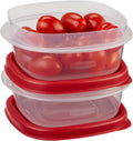 1.25 Cup Racer Red 4-Piece Food Storage Containers B277