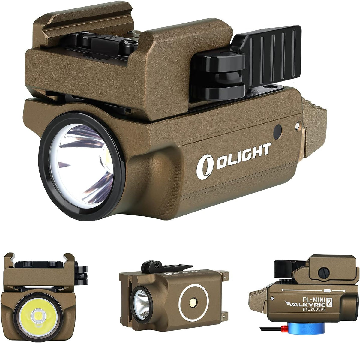 600 Lumens Magnetic USB Rechargeable Compact Weaponlight D875