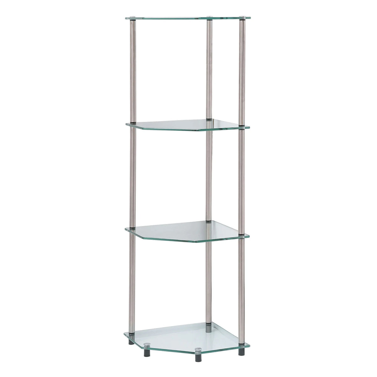 Glass 4 Tier Corner Shelf N825812