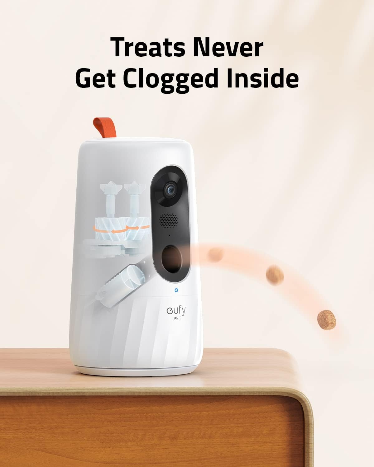 1080p Pet Camera with Treat Tossing, Night Vision, 2-Way Audio V87943