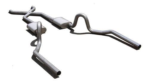Crossmember Back Exhaust System with X-Pipe K373