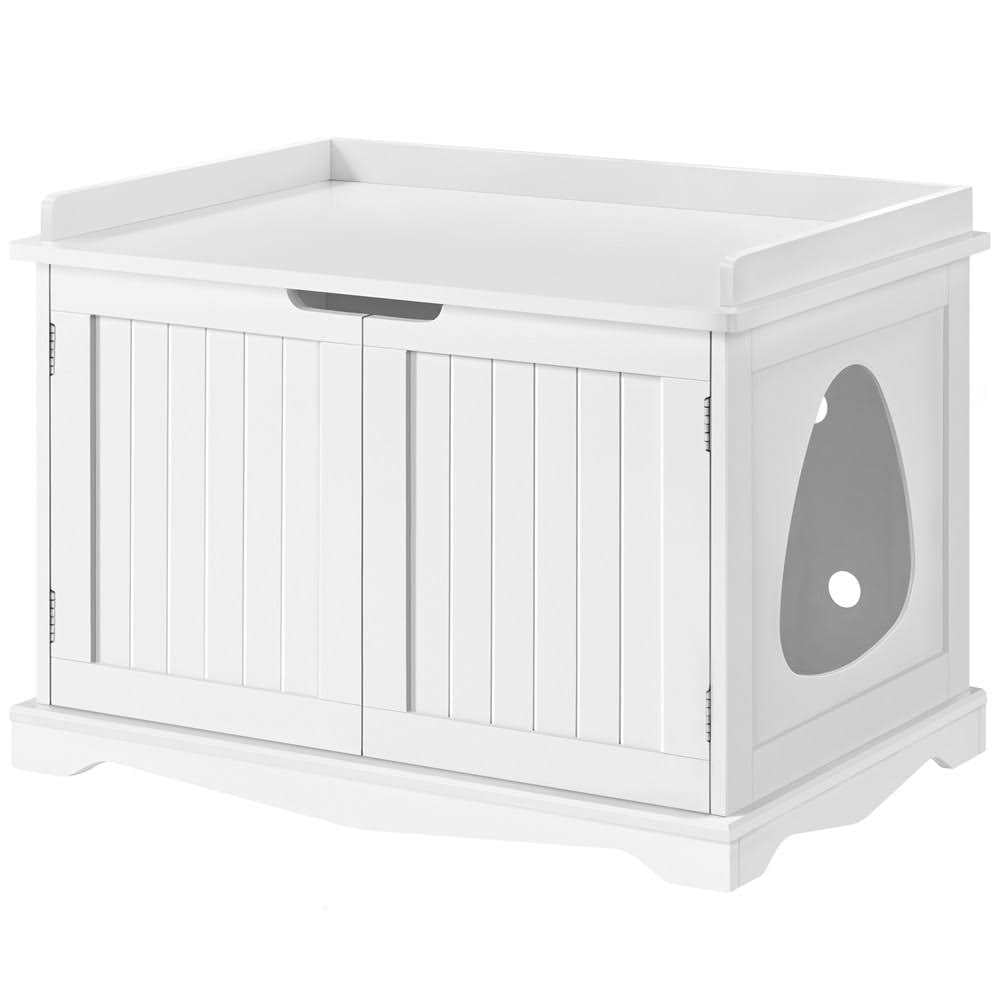 Cat Litter Box Enclosure Wooden Side Table Y39167