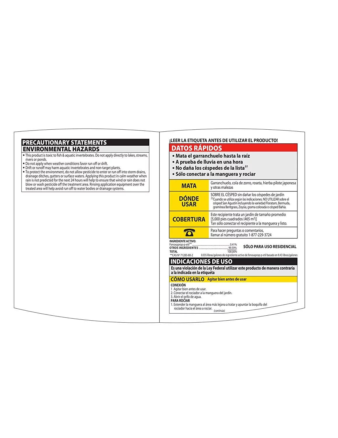32 oz Crabgrass Killer Hose-End Concentrate T9006