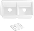 Matte White Kitchen Sink Q817173