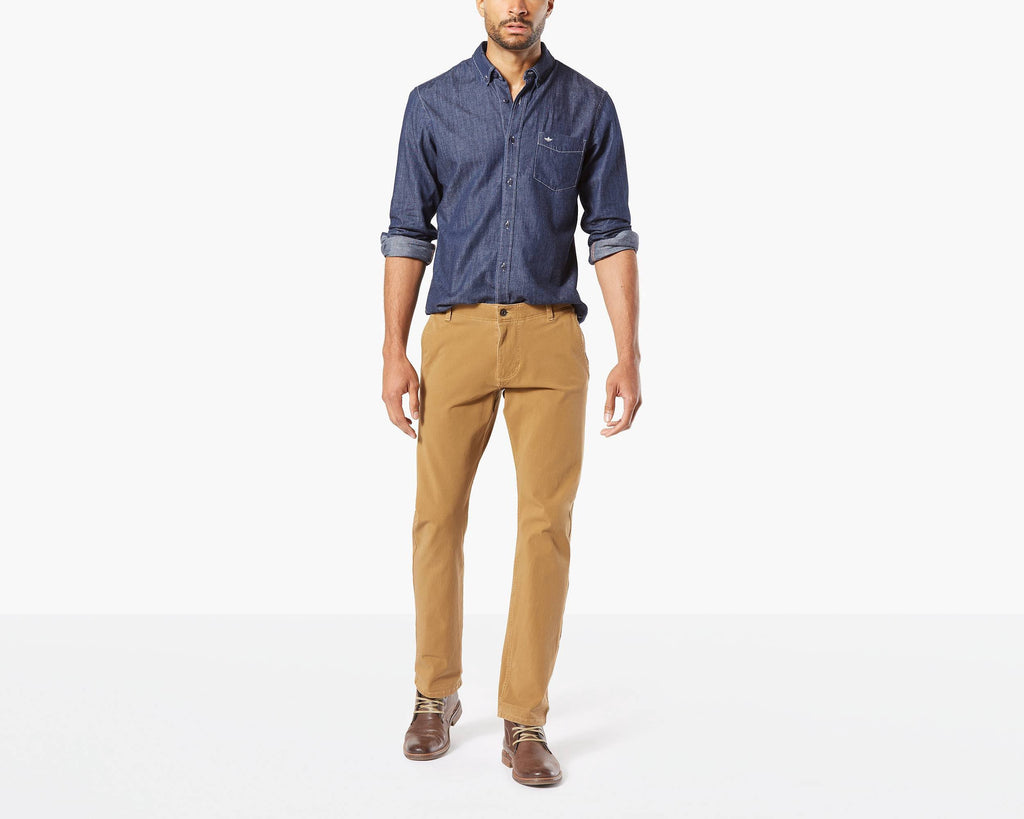 Khaki Slim Tapered Fit Pants N336811