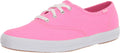 Neon Pink Canvas Lace Up Sneaker R708814