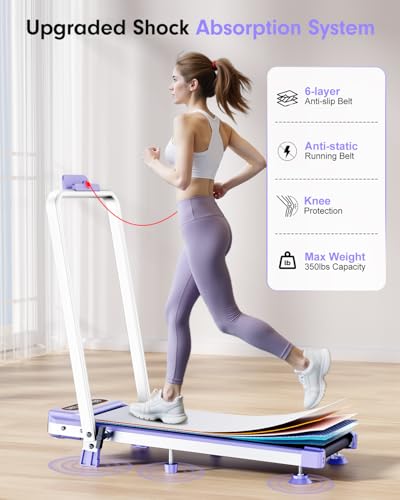 3.5HP Portable Treadmill with 8% Incline & Handle Bar C4570