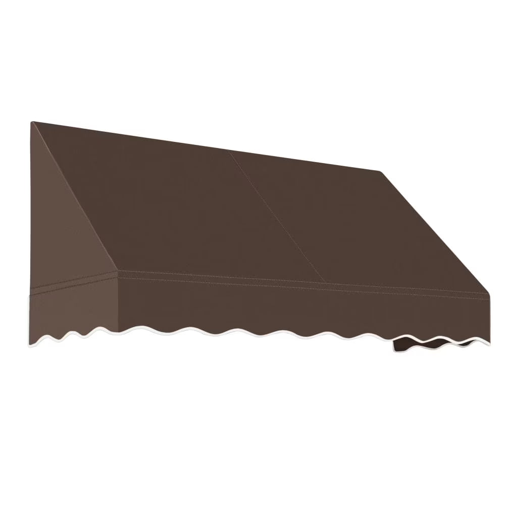 Brown Acrylic Fixed Awning D7948