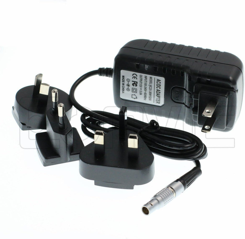 Right Angle 2 Pin to AC Power Adapter Cable with US EU Plugs Pack of 2 L6556