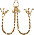 Towing Chain Bridle with Universal RTJ Clusters, Grade 70, 84 Inch, 4,700 Pound Safe Working Load H836