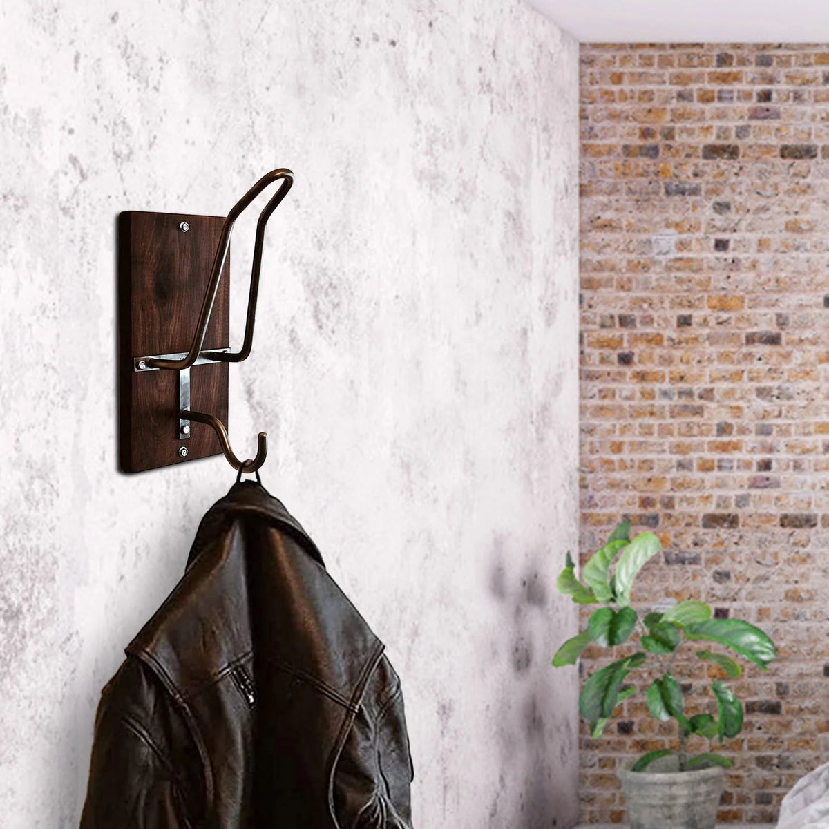Motorcycle Helmet Rack & Jacket Hook K46230