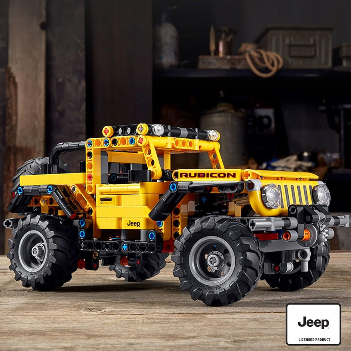 LEGO Technic Jeep Wrangler 4x4 Toy Car 42122 Model Building Kit D4879