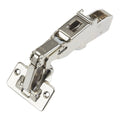Nickel-Plated Metal 170-Degree Clip-top Full Overlay Screw-On Self-Closing Cabinet Hinge (Pack of 10) H80164