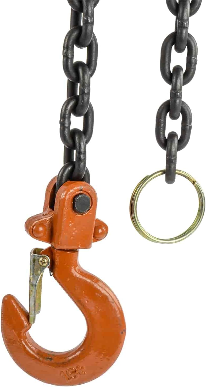 1.5-Ton Capacity 5 ft. Lift Lever Chain Hoist F26972