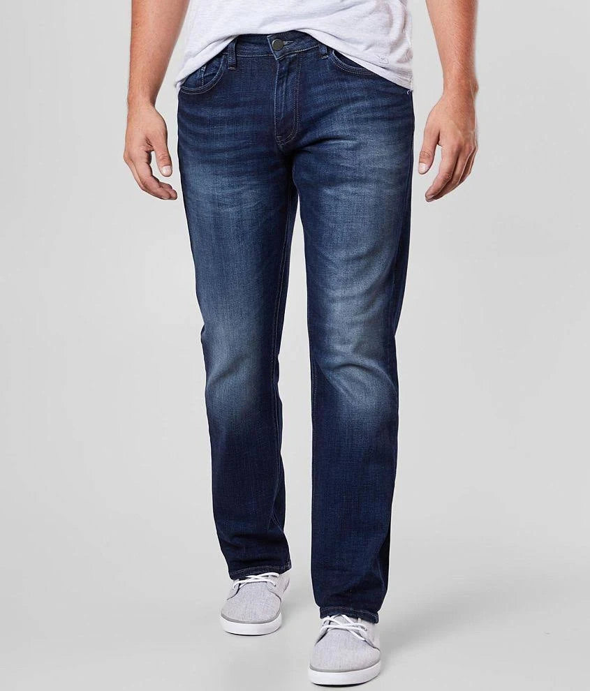 Relaxed Straight Stretch Jean - Blue 33/36 B835
