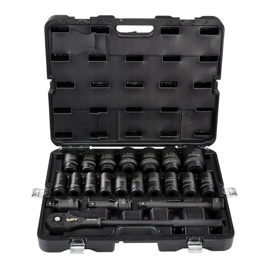 3/4 in. Drive SAE Ratchet and Deep Impact Socket Set, 21-Piece I760