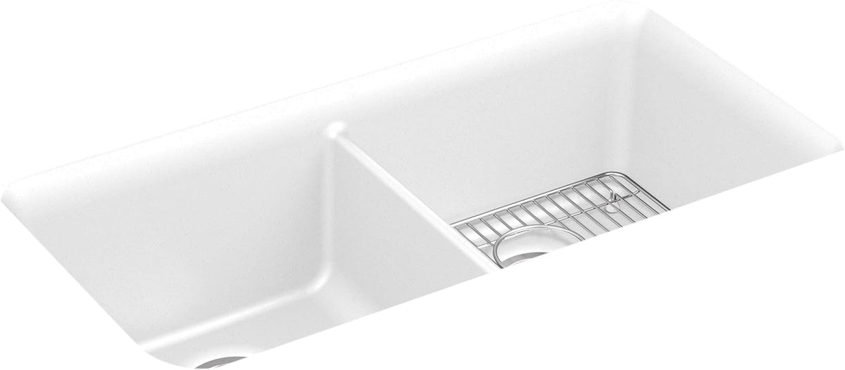Matte White Kitchen Sink Q817173