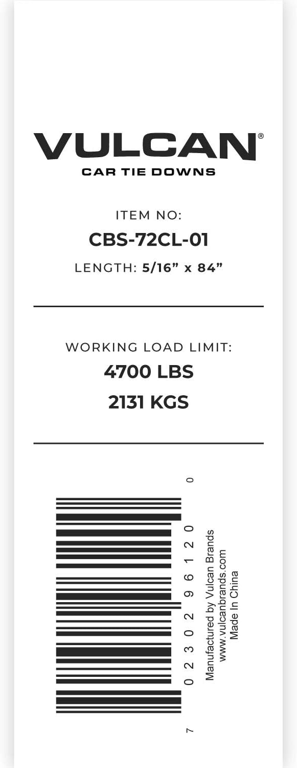 Towing Chain Bridle with Universal RTJ Clusters, Grade 70, 84 Inch, 4,700 Pound Safe Working Load H836