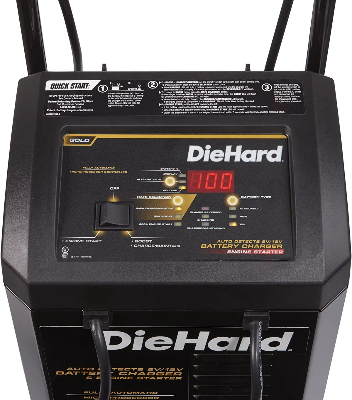 Automatic 12 V 250 amps Battery Charger/Engine Starter Z84782