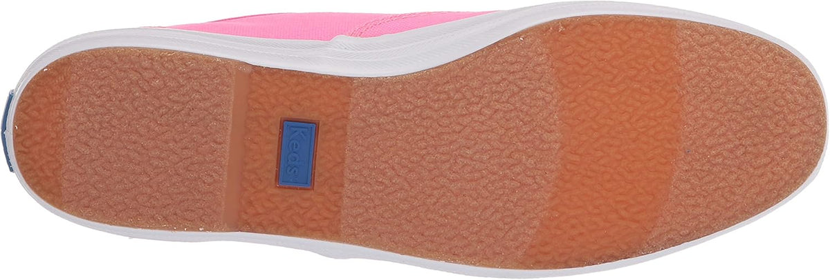 Neon Pink Canvas Lace Up Sneaker R708814