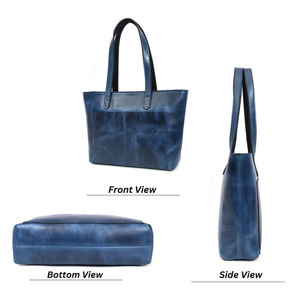 Genuine Leather Shoulder Tote Bag C10357