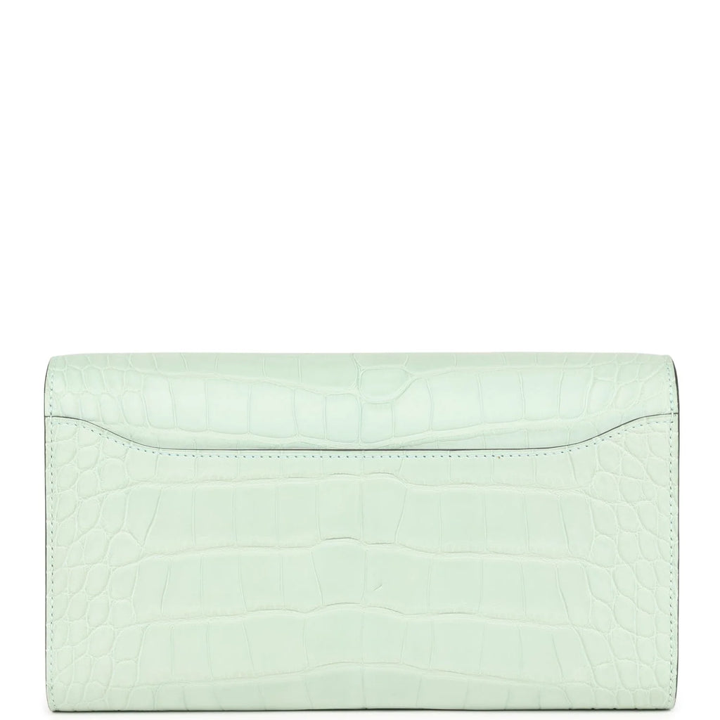 Vert D'eau Matte Alligator Wallet X373