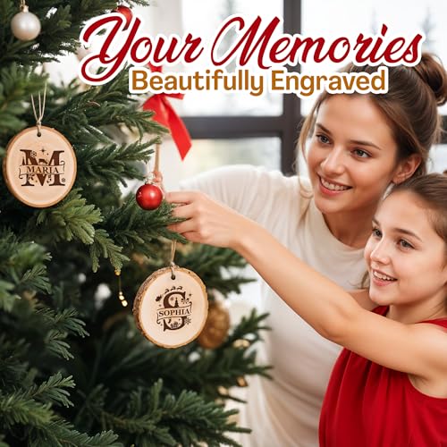 Personalized Wood Christmas Ornament Z156
