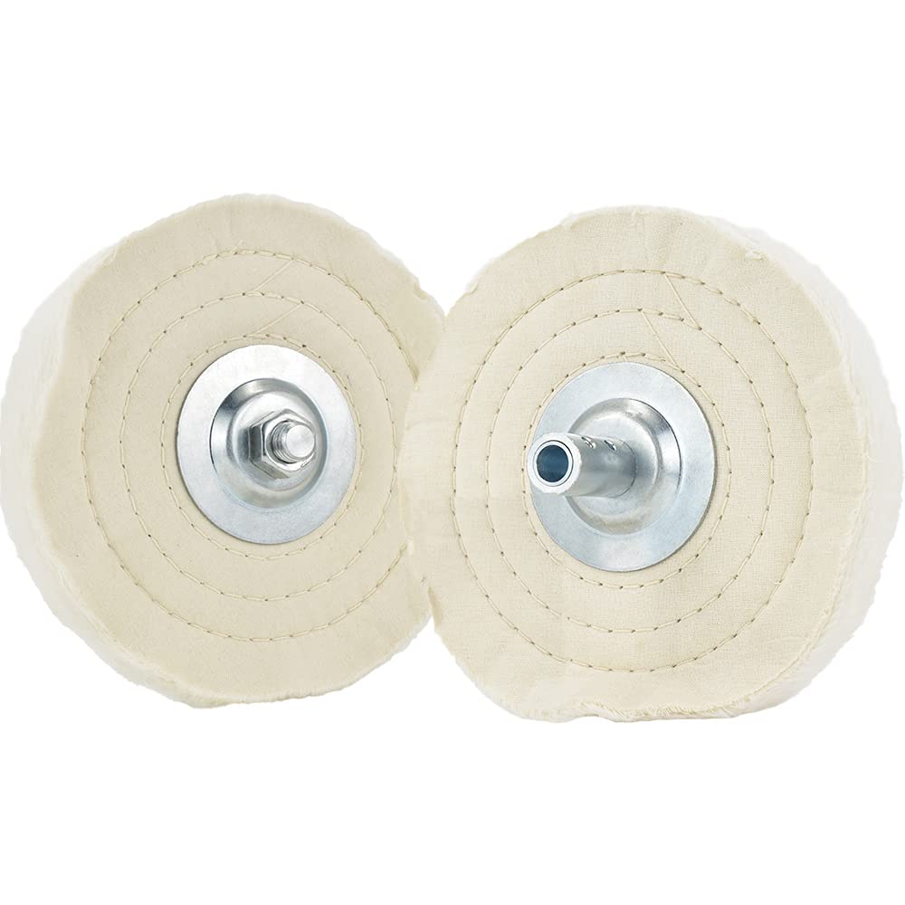 Bench Grinder Arbor Washer/Flange 2 Sets OD2-1/10'' x ID 1/2'' & OD3-1/10'' x ID 5/8'' S846