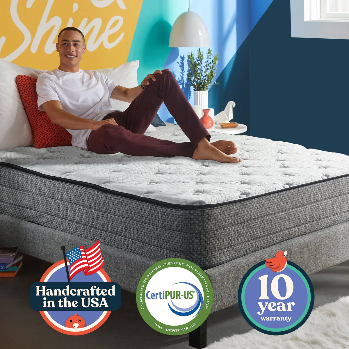 10 inch Hybrid Mattress California King Y87353