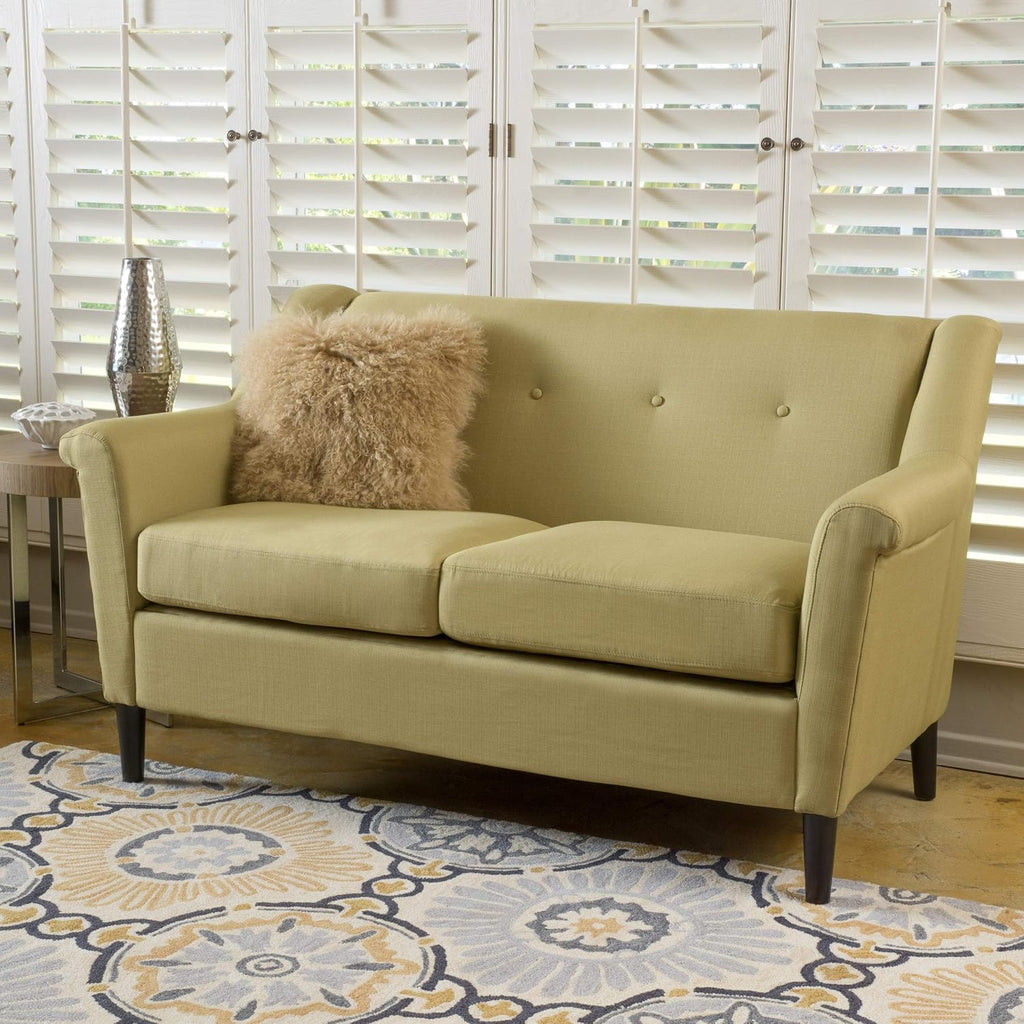Light Green Fabric Sofa T9661