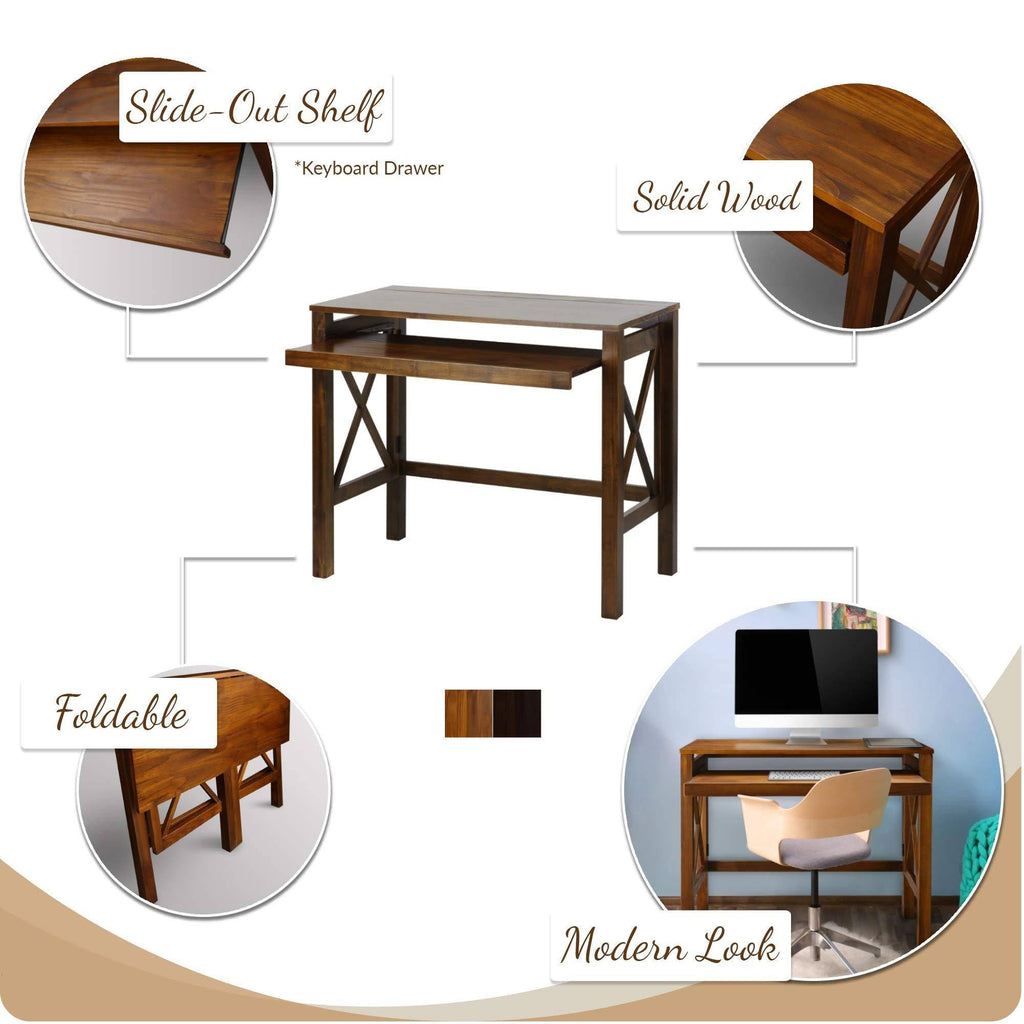 Folding Desk with Pull-Out Z313