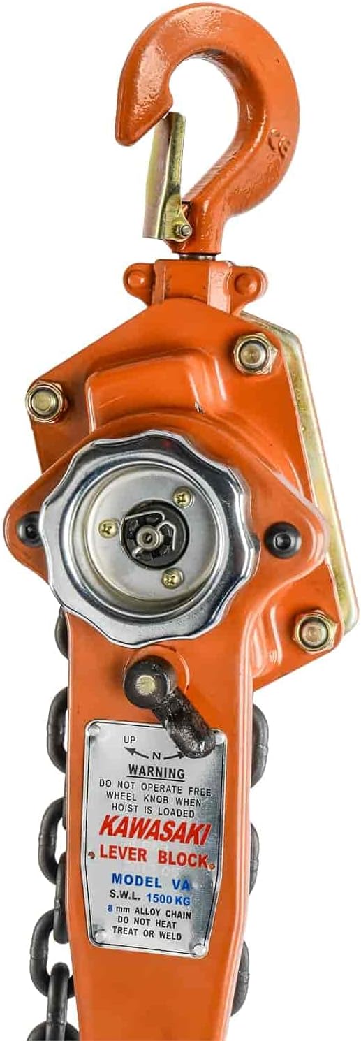 1.5-Ton Capacity 5 ft. Lift Lever Chain Hoist F26972