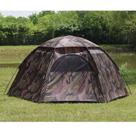 Camouflage 3-Person Hexagon Dome Tent U2774
