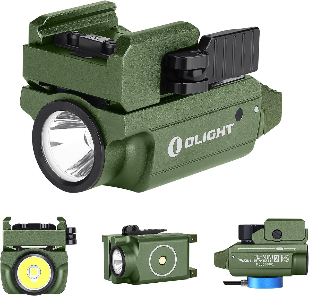 600 Lumens Magnetic USB Rechargeable Compact Weaponlight D875