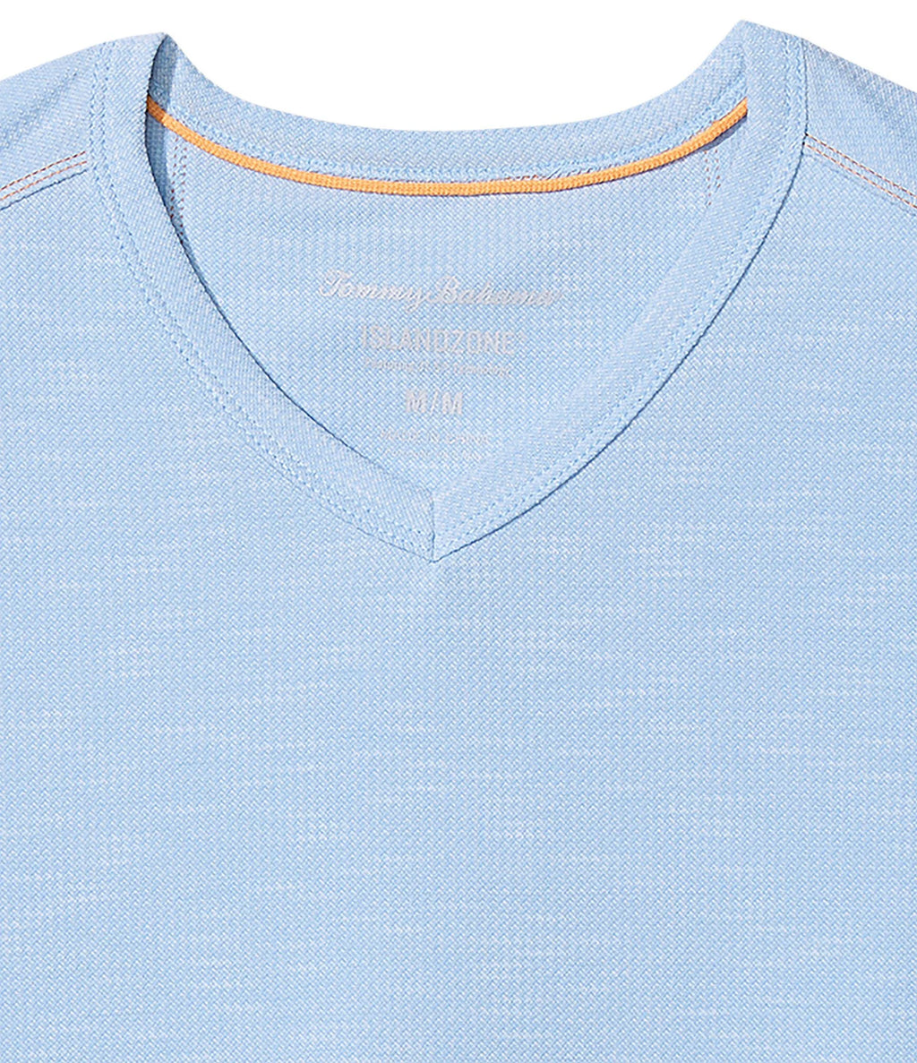 Blue V-Neck Tee I972
