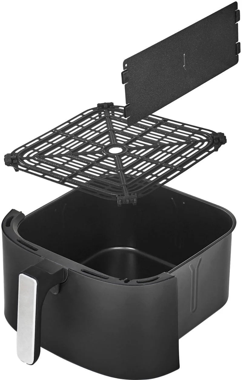 8-qt. Digital Air Fryer with Divided Basket Black E677