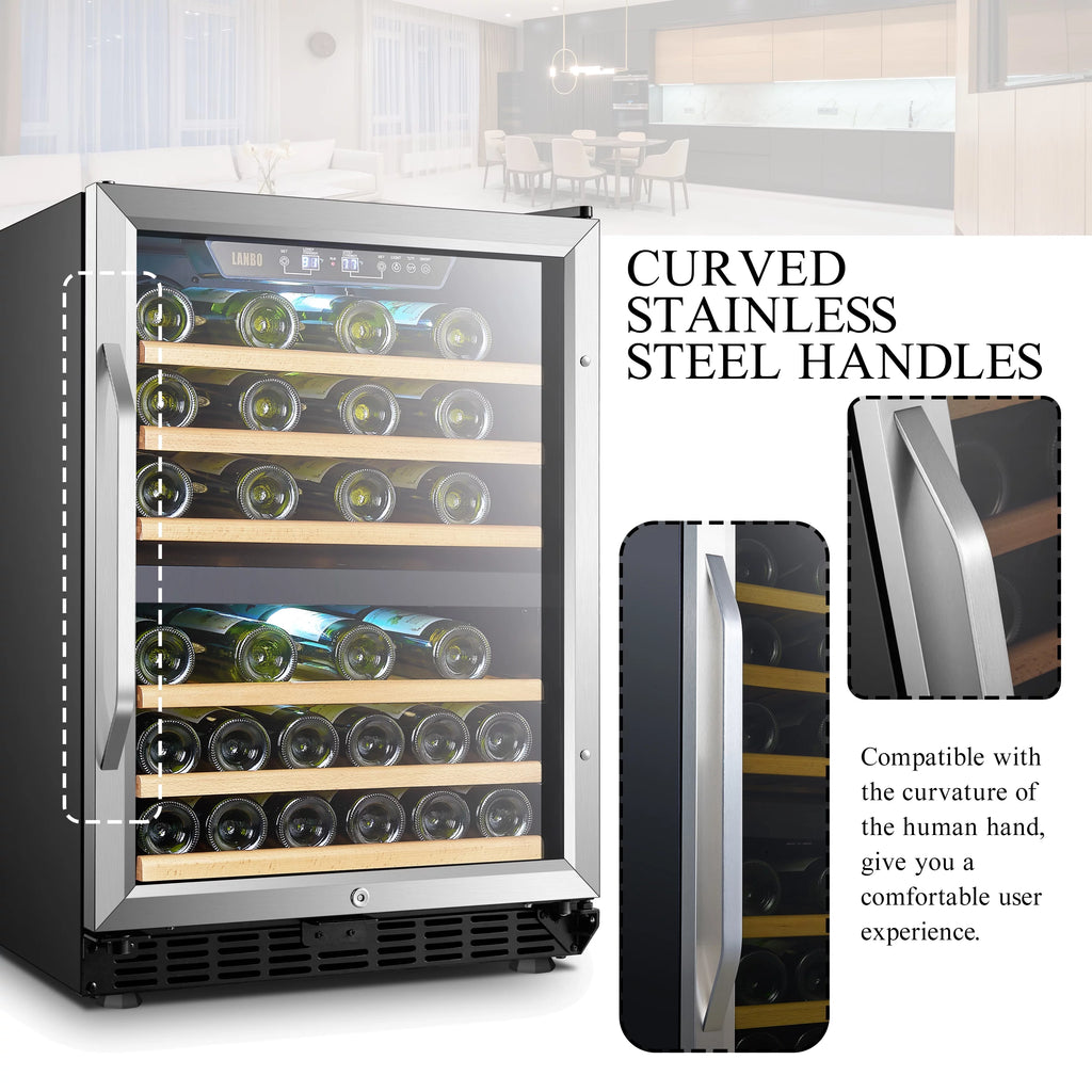 24 inch 44 Bottle Dual Zone Wine Cooler Q4937